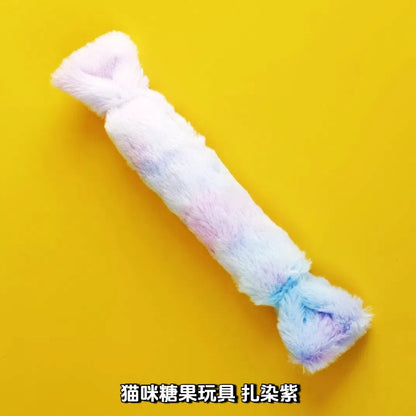 Moo - Fuzzy Candy-Shaped Cat Toy