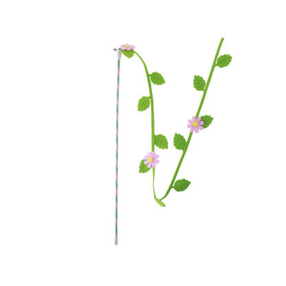 Moo - Flower Vine Wand Cat Toy