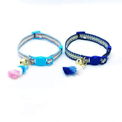 Mokka - Embroidered Cat Collar