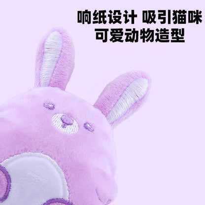 Moo - Rounded Plush Animal Character Cat Toy