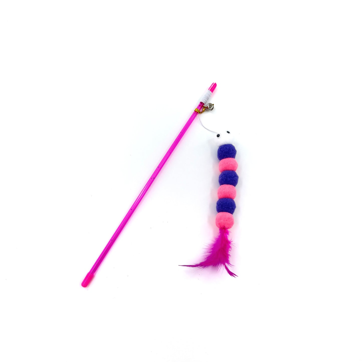 Moo - Fuzzy Caterpillar Feather Cat Teaser