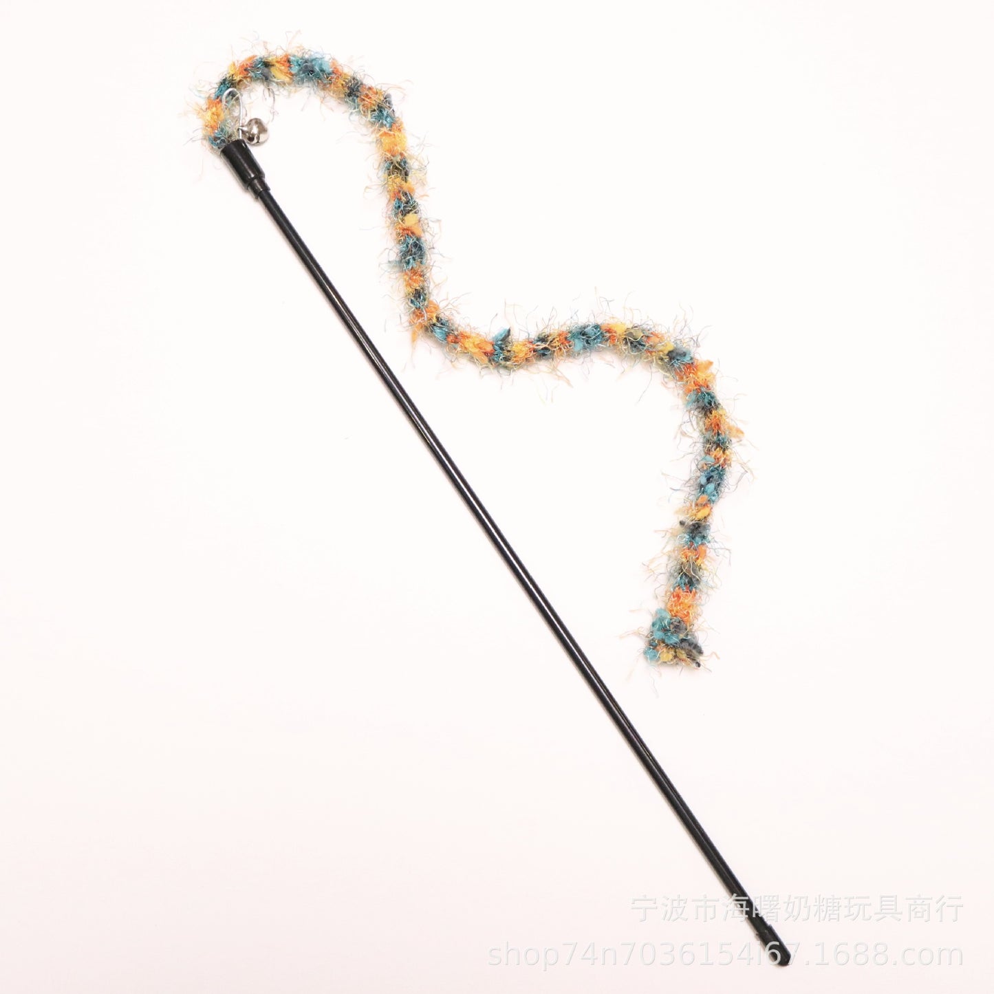 Moo - Fuzzy Cord Wand Cat Toy