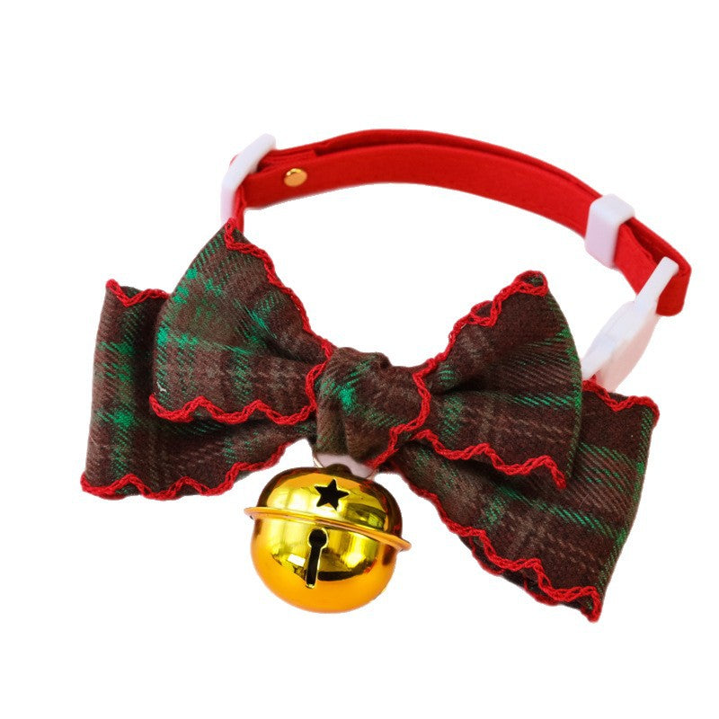 Mokka - Patterned Design 铃铛 Adjustable Pet Collar