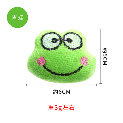 Moo - Short Fuzzy Plush Cat Toy