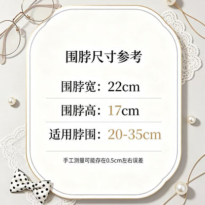 潮牌巷奈儿小香风名媛宠物围脖口水巾围兜重工奢华时尚