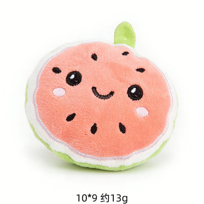 Moo - Stitched Cartoon Faces food-shaped cat toy