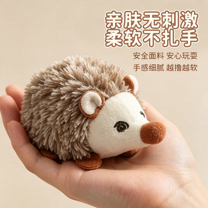 猫咪玩具仿真刺猬发声逗猫棒小猫幼猫自嗨解闷消耗体力宠物玩具