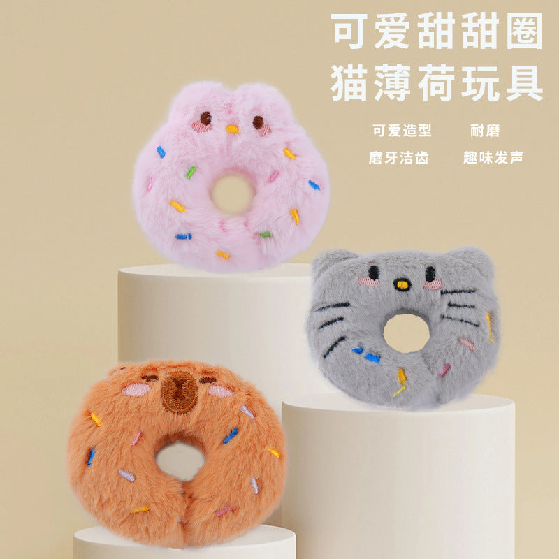Moo - Fuzzy Sprinkle Ring Cat Toy