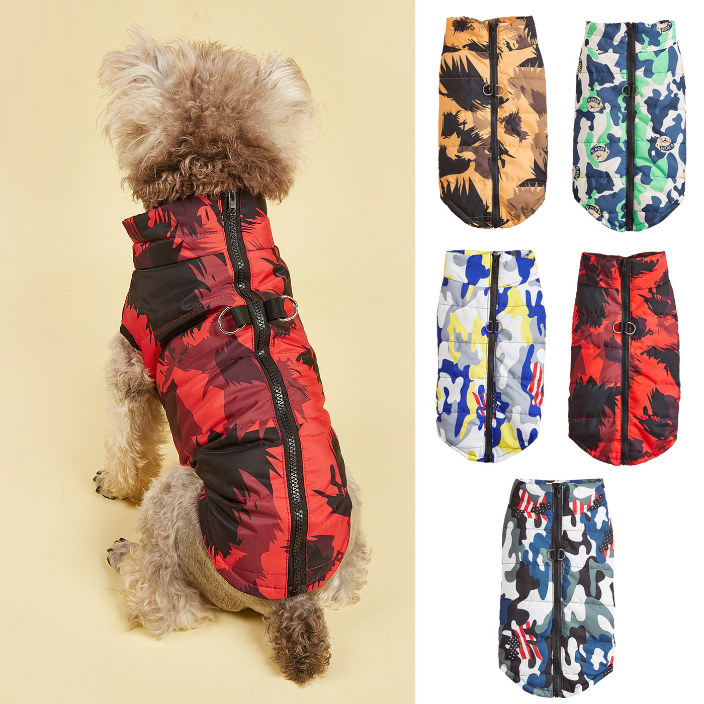 Ozzie - Camouflage Winter Pet Coat