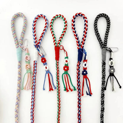 Loofie - 59in Pastel Braided Dog Leash