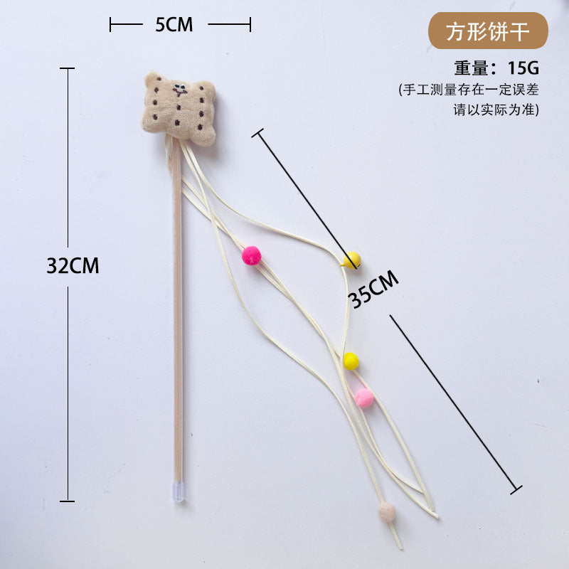 逗猫棒猫高颜值自嗨猫咪玩具流苏解闷耐咬猫咪用品磨牙宠物用品