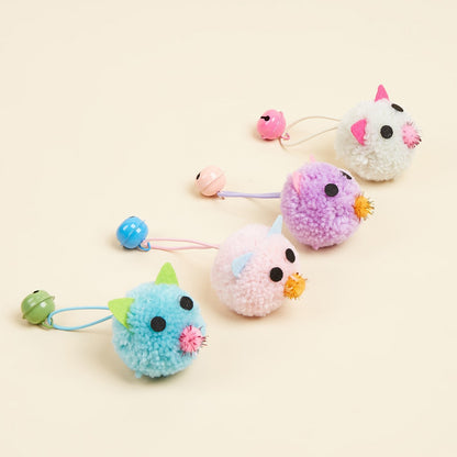 Moo - Fluffy Bell Mouse Cat Toy