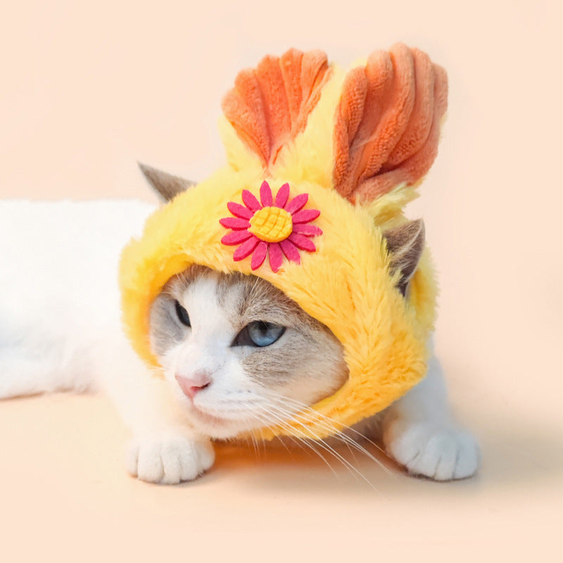 Ozzie - Cute Plush Rabbit-Shaped Pet Hat