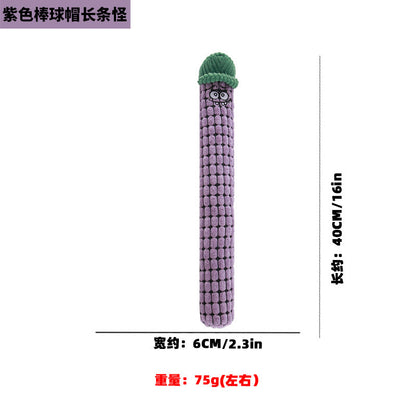 Petkin - Long Cylindrical Plush Dog Toy