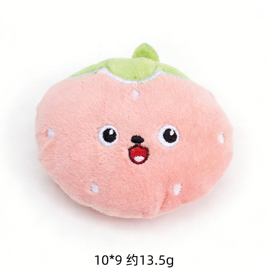 Moo - Stitched Cartoon Faces food-shaped cat toy
