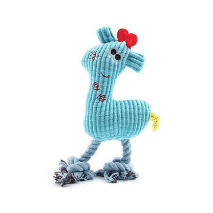 Petkin - Giraffe Plush Squeaky Dog Toy