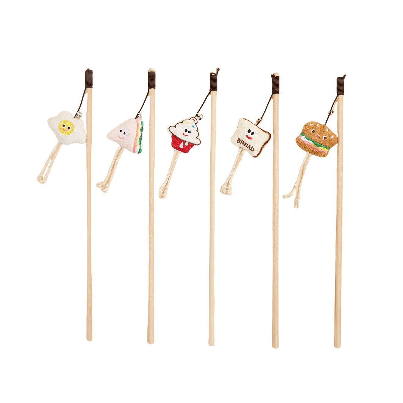 Moo - Food-Shaped Charm cat teaser wand