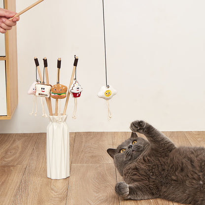 Moo - Food-Shaped Charm cat teaser wand