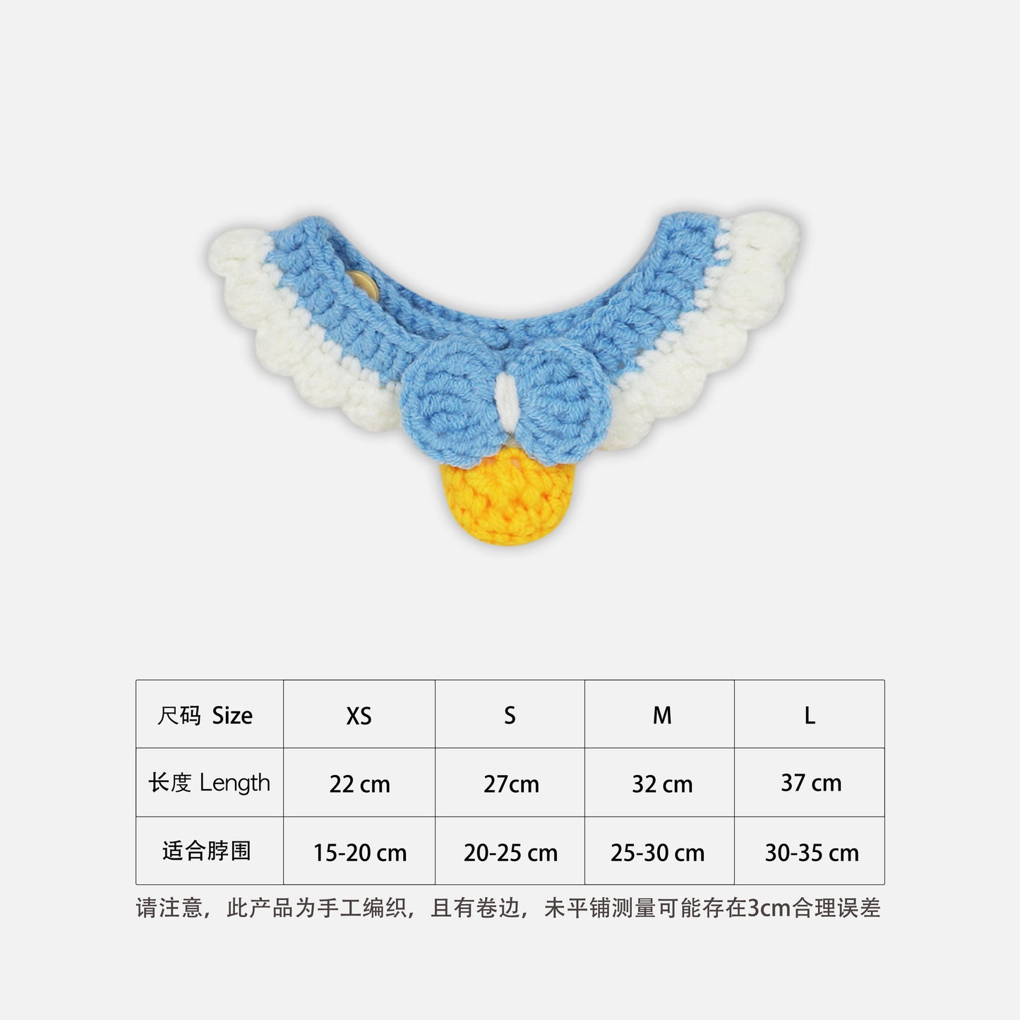 猫咪项圈针织项圈手工编织项圈围脖项链可调节宠物用品批发