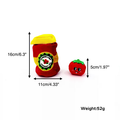 Petkin - Tomato Can Pet Toy
