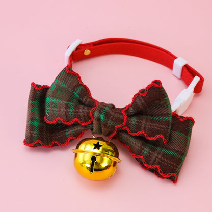 Mokka - Patterned Design 铃铛 Adjustable Pet Collar