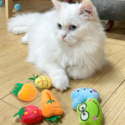 Moo - Short Fuzzy Plush Cat Toy