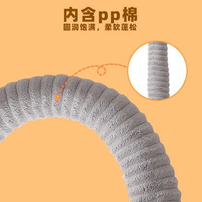宠物毛绒长脖动物狗玩具互动耐咬可发声磨牙狗狗玩具