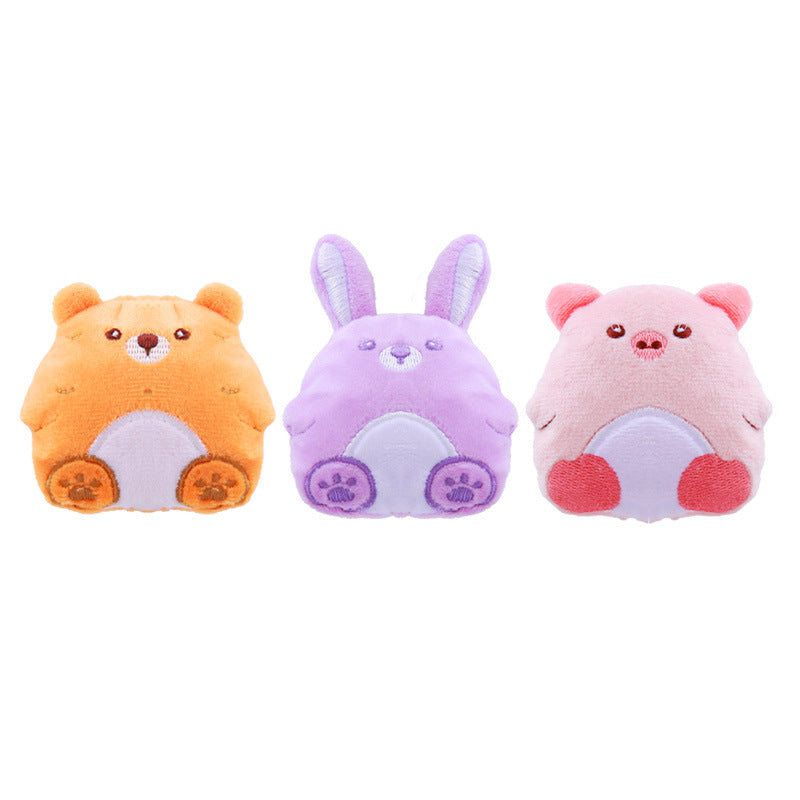 Moo - Rounded Plush Animal Character Cat Toy