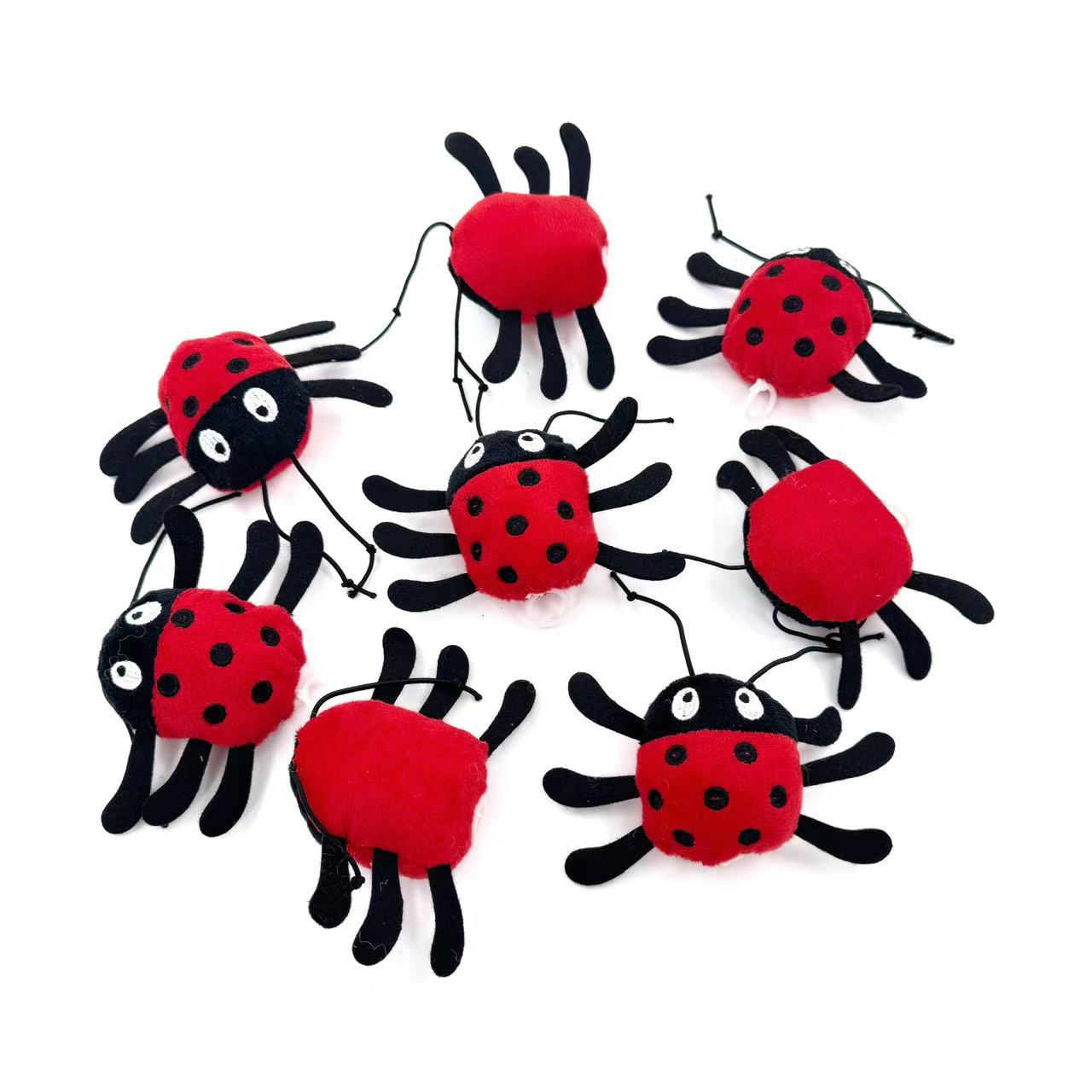 Moo - Ladybug Vibrating Cat Pull Toy