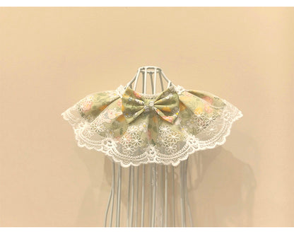 【青衫宠物】原创蕾丝口水巾宠物猫咪狗狗布偶娃娃衣服夏天围脖