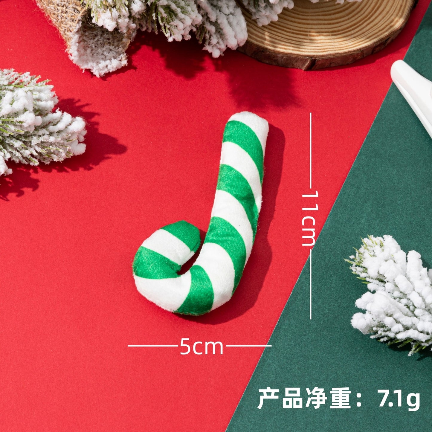 跨境爆款圣诞狗玩具含BB叫可发声耐抓咬不易吞食圣诞圣诞宠物玩具
