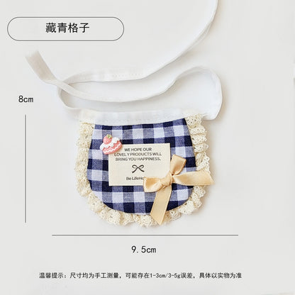 可爱mini宠物生日口水巾围兜猫咪狗狗周岁派对拍照蛋糕狗狗围嘴