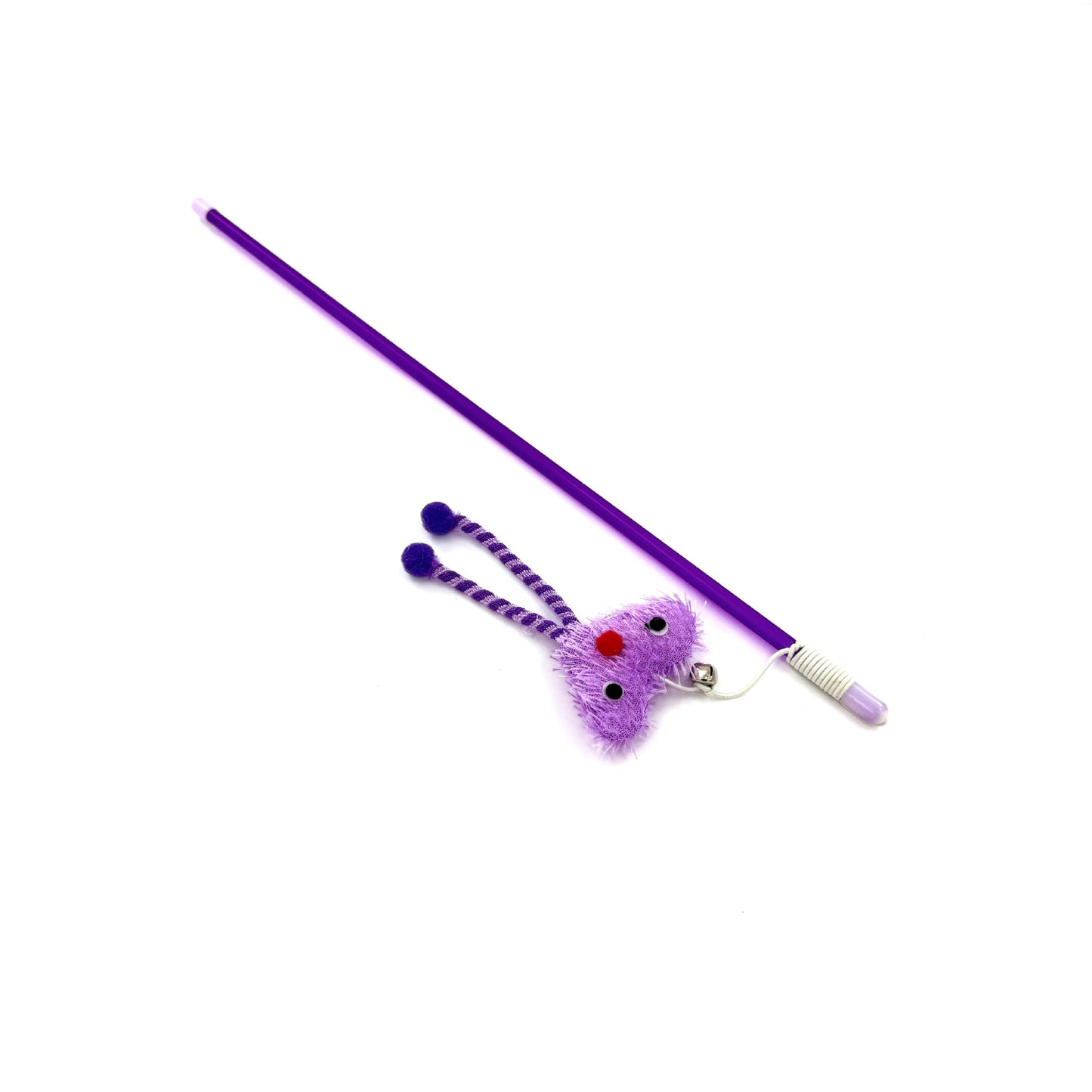 Moo - Heart-Shaped Tassel Cat Teaser Wand