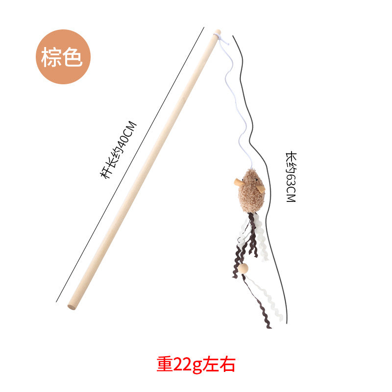 Moo - Mouse Lure Teaser Wand Cat Toy