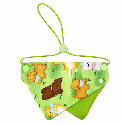 Mokka - Adjustable Triangular Bandana Pet Neckwear