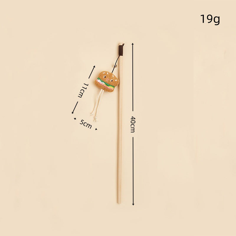 Moo - Food-Shaped Charm cat teaser wand