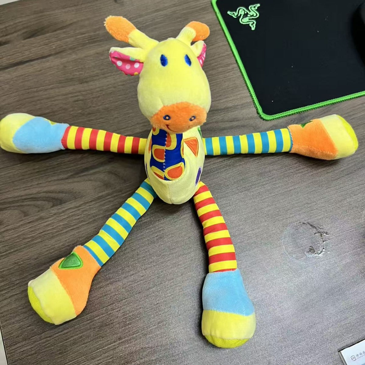 Petkin - Geometric Applique Plush Dog Toy