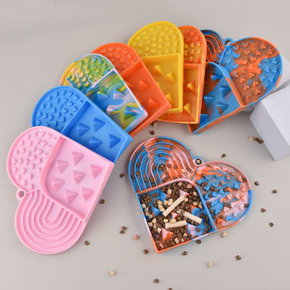 Bowlo -  Heart-Shaped Lick Mat