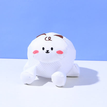 Petkin soft flat dog toy with cute animal design, perfect for small dogs