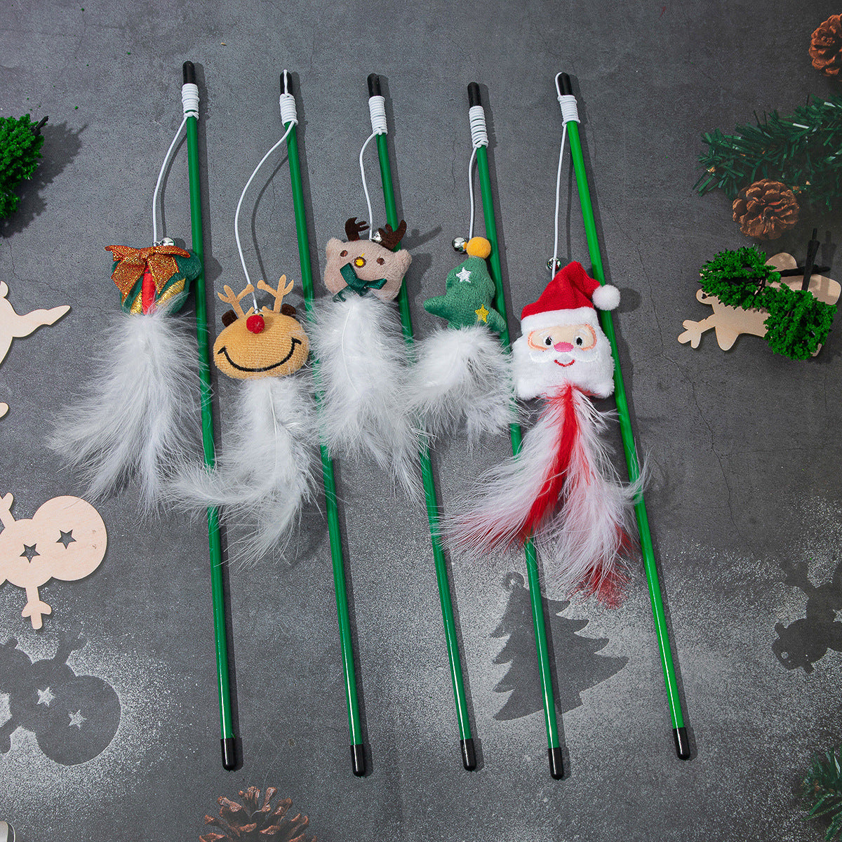 Moo - Character-Topper cat teaser wand