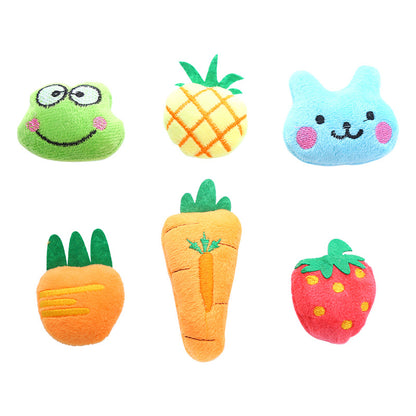 Moo - Short Fuzzy Plush Cat Toy