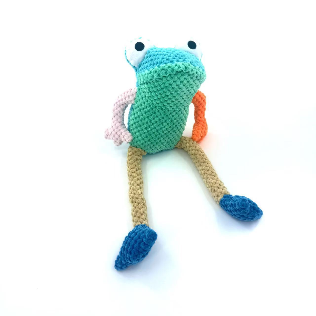 Petkin - Frog Squeaky Pet Toy