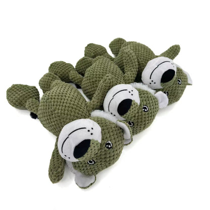 Petkin – Plush Squeaky Leopard Dog Toy