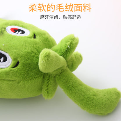 宠物用品亚马逊爆款毛绒卡通蔬菜系列大型犬啃咬发声陪伴狗狗玩具