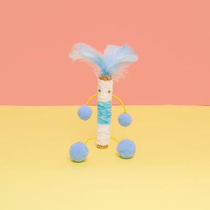 Moo Color Pop interactive cat toy photographed with clear view of design elements