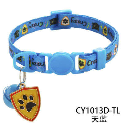 1.0盾牌项圈节日项圈宠物项圈安全扣项圈猫项圈大量现货工厂