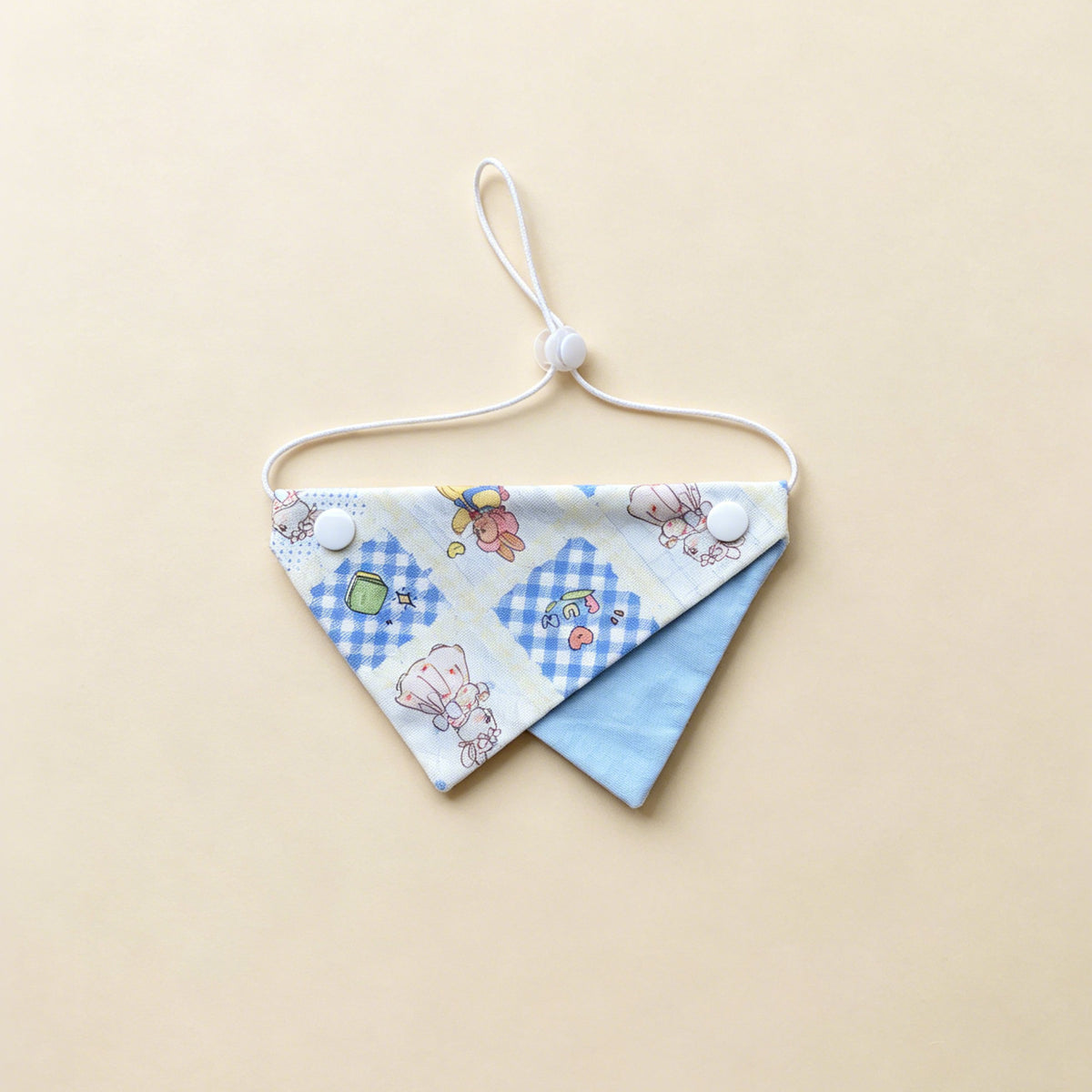 Product image for Mokka - Patterned Design Bandana Pet Neckwear (Blue Rabbit)