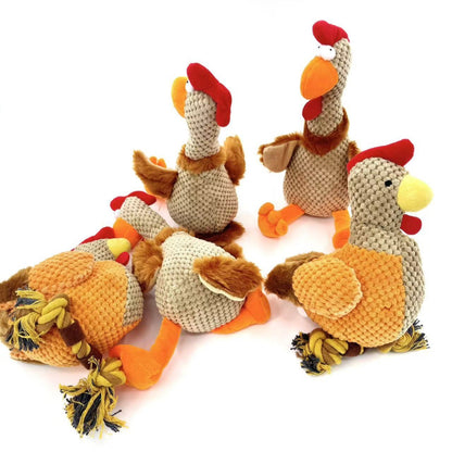 Petkin - Chicken Squeaky Pet Toy