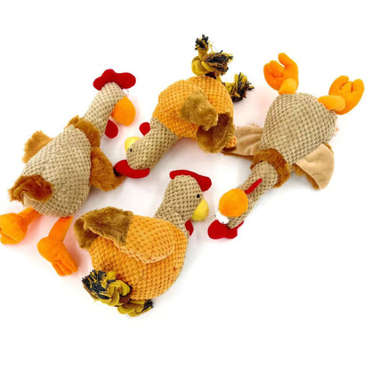 Petkin - Chicken Squeaky Pet Toy