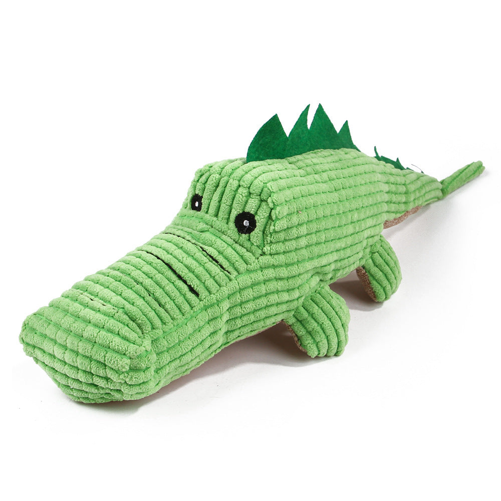 Petkin - Plush Crocodile Dog Toy